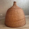 Velké proutěné stínidlo DOME – ruční výroba