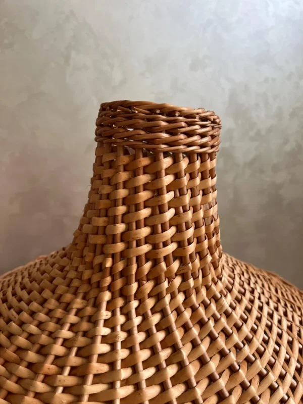 Velké proutěné stínidlo DOME – ruční výroba