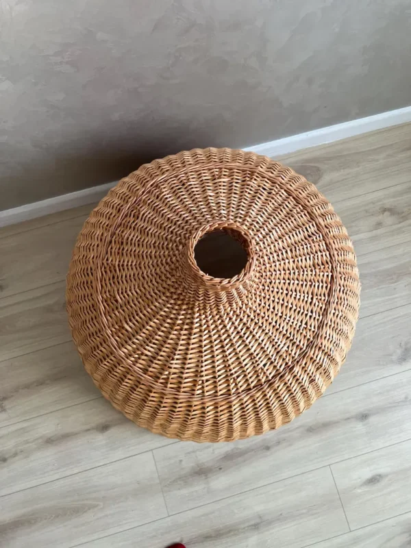 Velké proutěné stínidlo DOME – ruční výroba