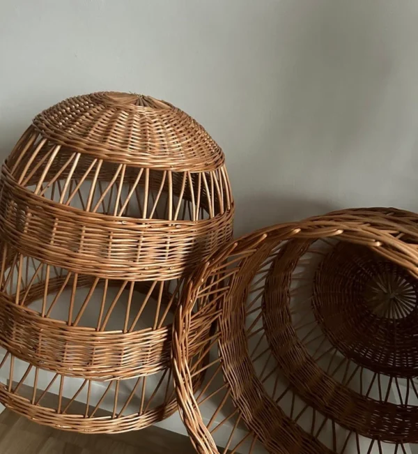 Proutěné stínidlo DESIGN – ruční výroba