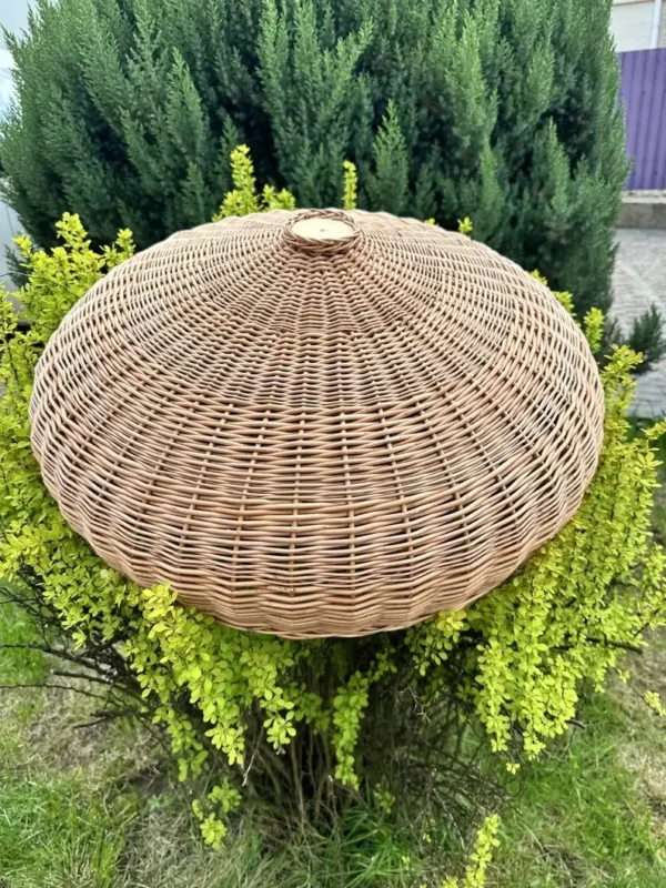 IMG_2403 Proutěné stínidlo / dekorativní koš BOHO – ruční výroba