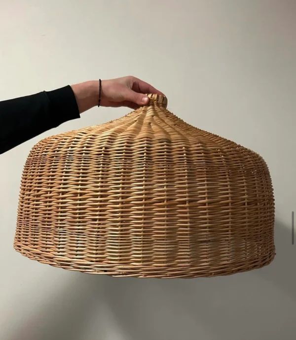 Proutěné stínidlo WIDE – ruční výroba