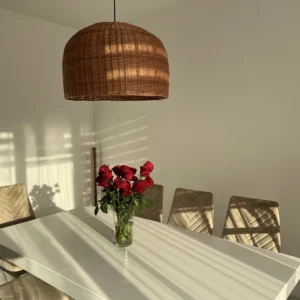 Proutěné stínidlo DOME – ruční výroba