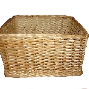 Proutěná prodejní bedýnka 35 × 30 × 20 cm – koš na ovoce a zeleninu